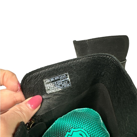 UGG Tall Black Boots Dayle Rider - Picture 10 of 11